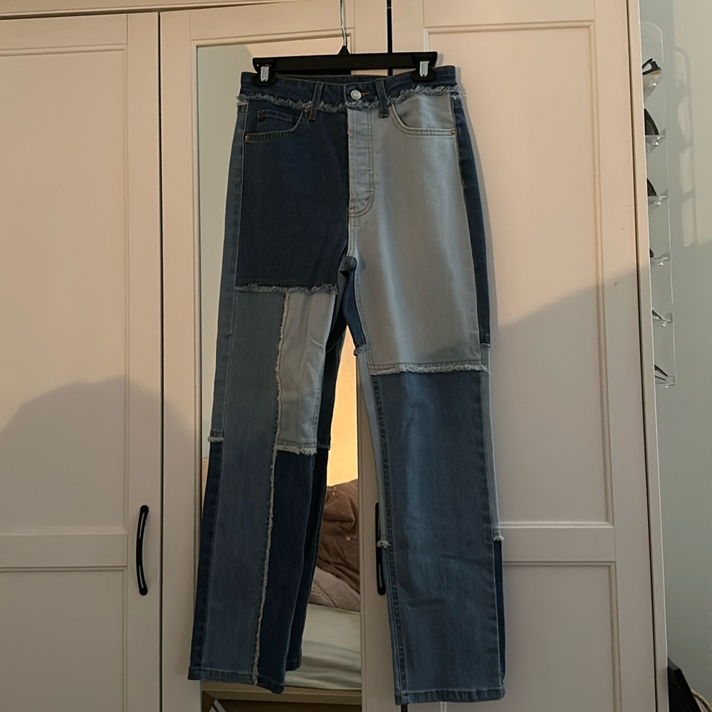 Wild fable patchwork jeans